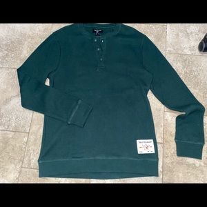 New TRUE RELIGION LS Henley Thermal with tags